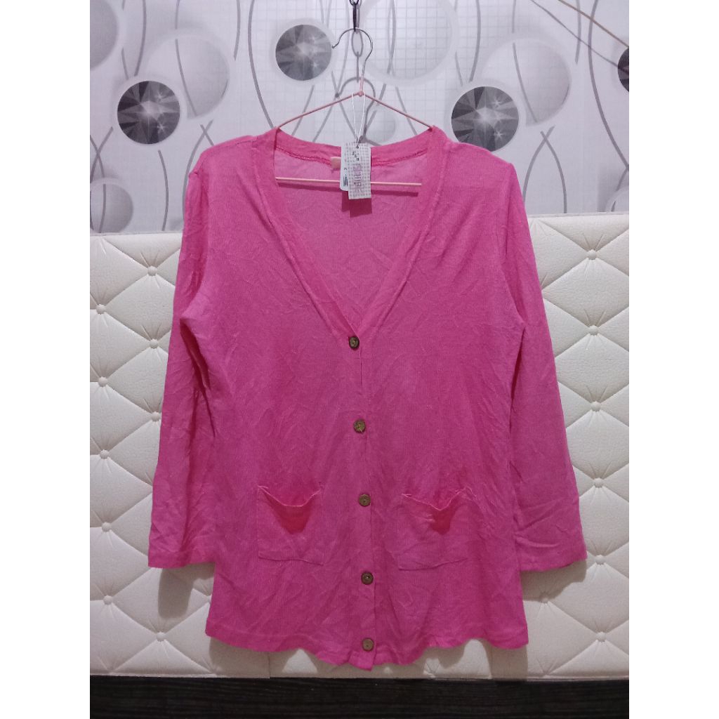 Cardigan pink fanta soft