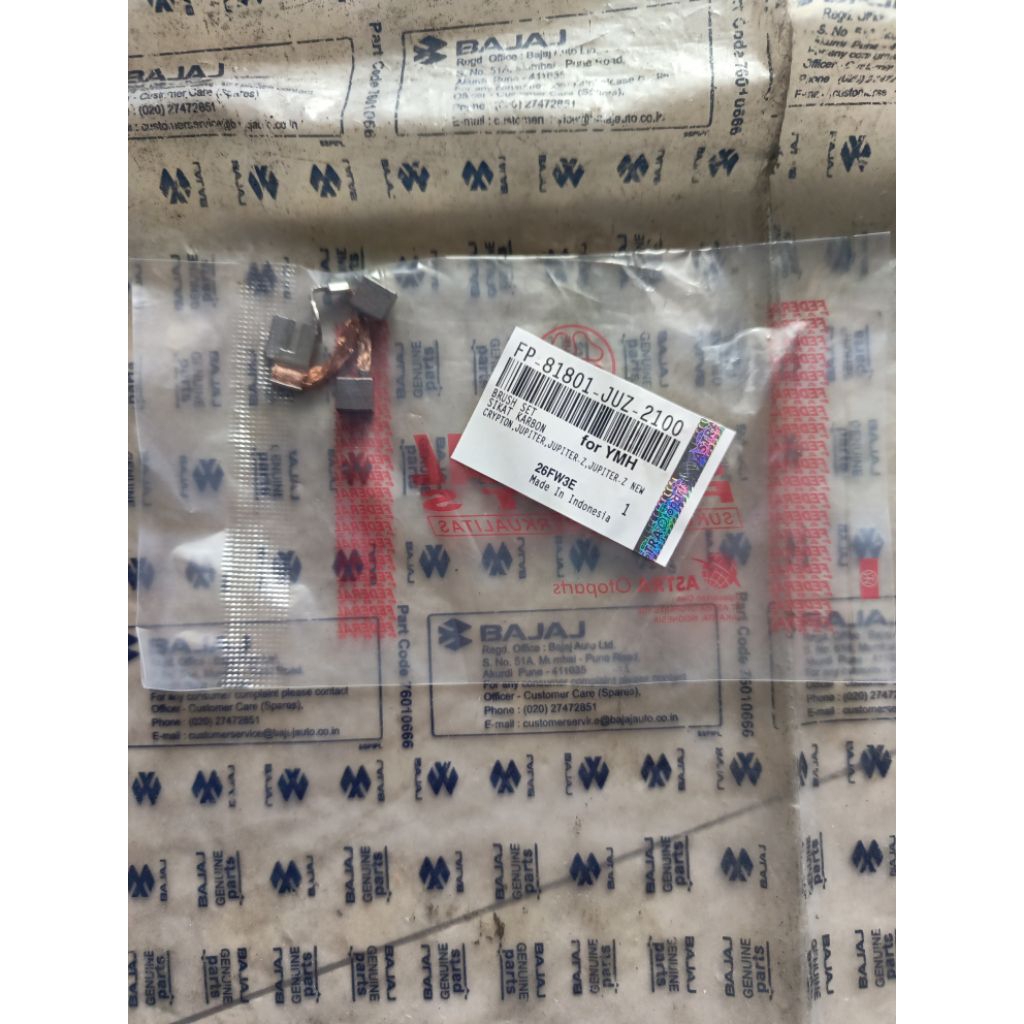 ARANG STATER JUPITER Z BRUSH SET DINAMO STATER JUPITER Z NEW CRYPTON FP-81801-JUZ-2100