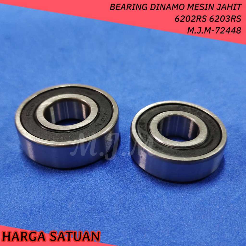 Bearing Dinamo Mesin Jahit Konveksi 6202 6203 / Bearing Lahar / Laher Bearing dinamo jahit M.J.M-724