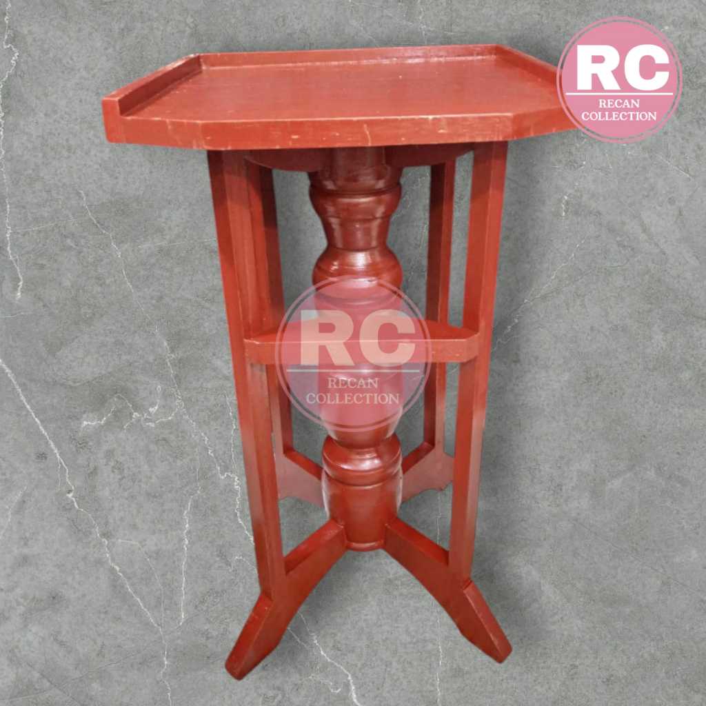 [FREE ONGKIR] Meja Dispenser Galon Kayu | Rak Kaki Guci Handmade Estetik