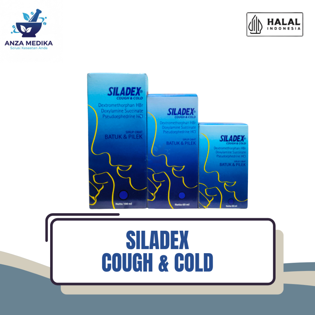 Siladex Cough & Cold Sirup – Obat Batuk & Pilek Dewasa & Anak – 30ml / 60ml / 100ml