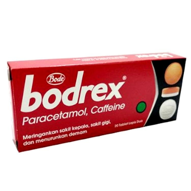 Bodrex 1 Pak ( 2 Blister x 10 Tablet ( Lapis 2) Obat Pereda Demam & Nyeri Sakit Kepala