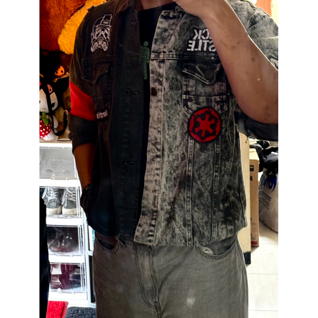 Memphis Origins Denim Ripped Black Hustle Jacket (Limited Edition)