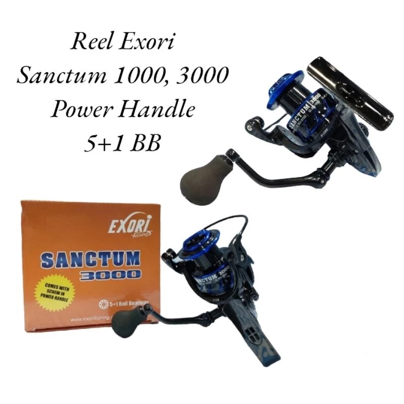 Reel Pancing/Kerekan Pancing Power Handle Exori Sanctum 1000/3000