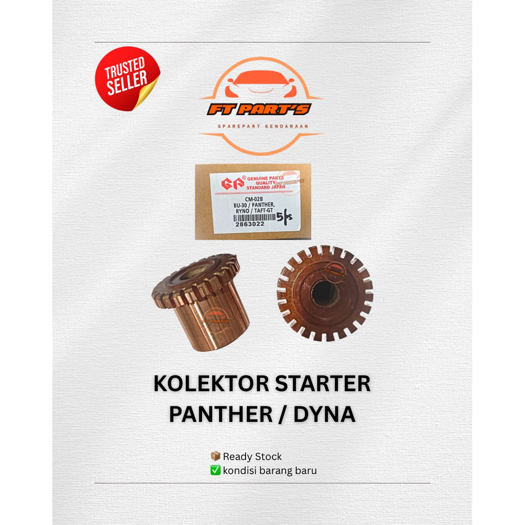 SPAREPART - KOLEKTOR STARTER PANTHER / DYNA