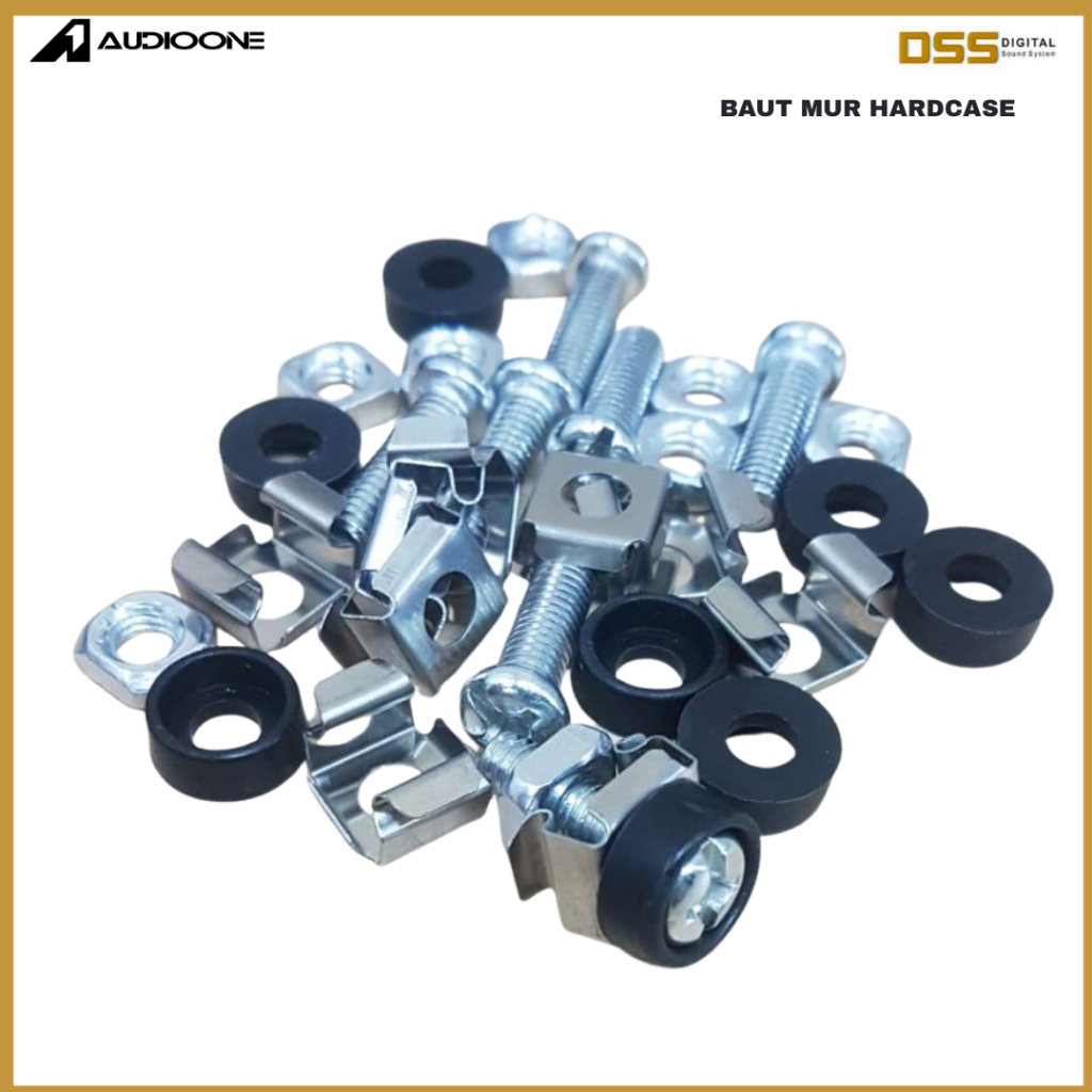 Baut dan Mur Hard Case Speaker Mixer Hard case Kabel Anti Karat Bahan Metal & PVC | DSS