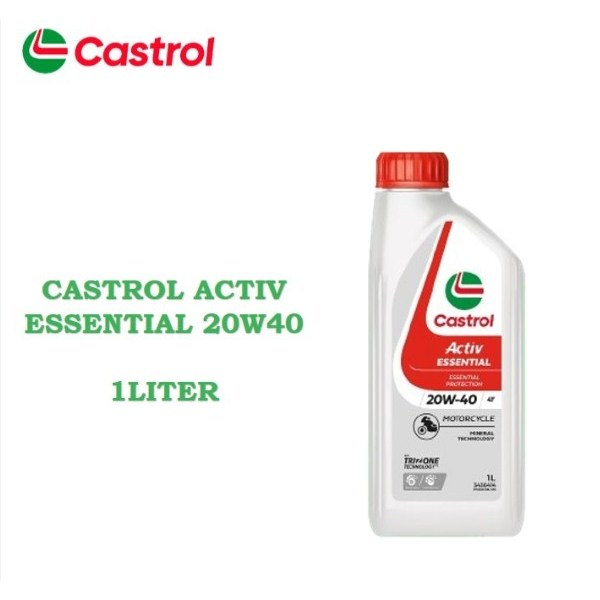 CASTROL ACTIV ESSENSIAL 4T 20W-50 0,8L 1L