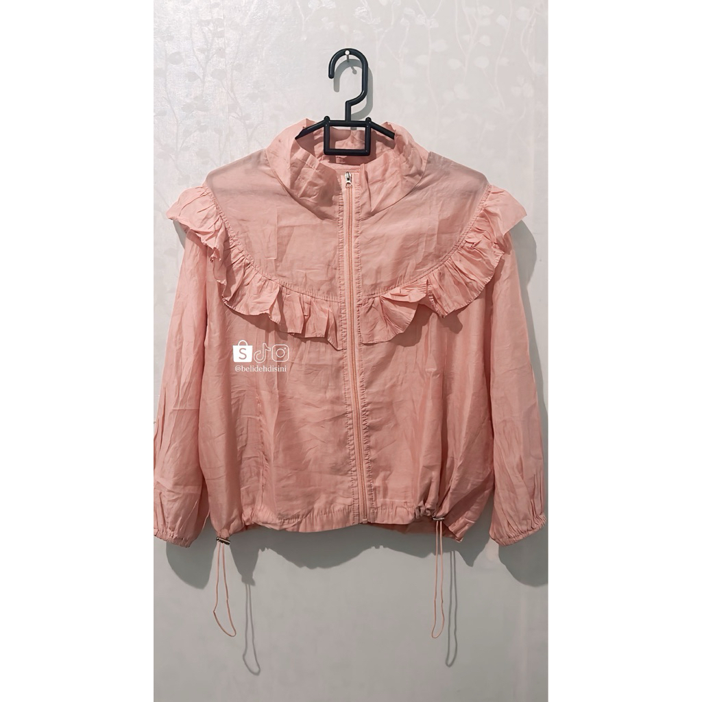 JACKET PINK RUFFLE