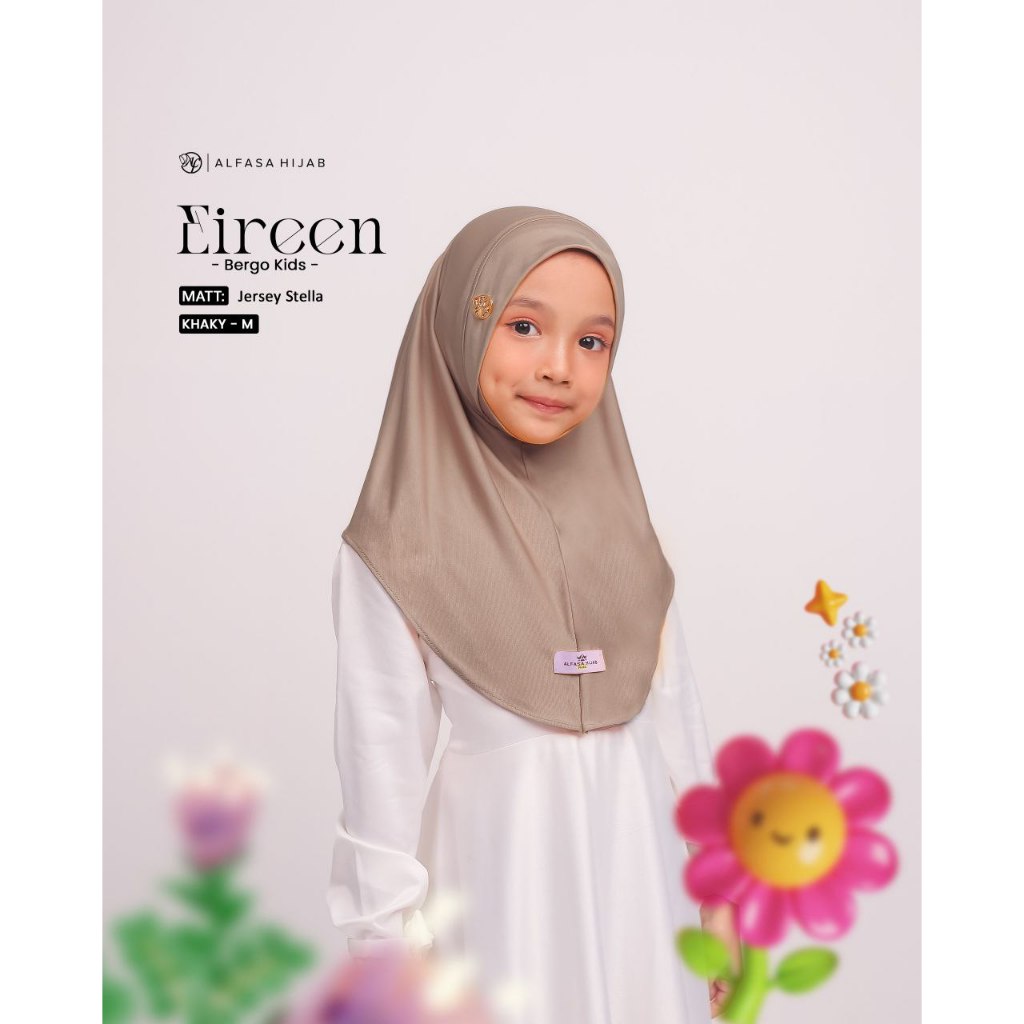 HIJAB ANAK EIREEN BERGO KIDS - Alfasa Hijab