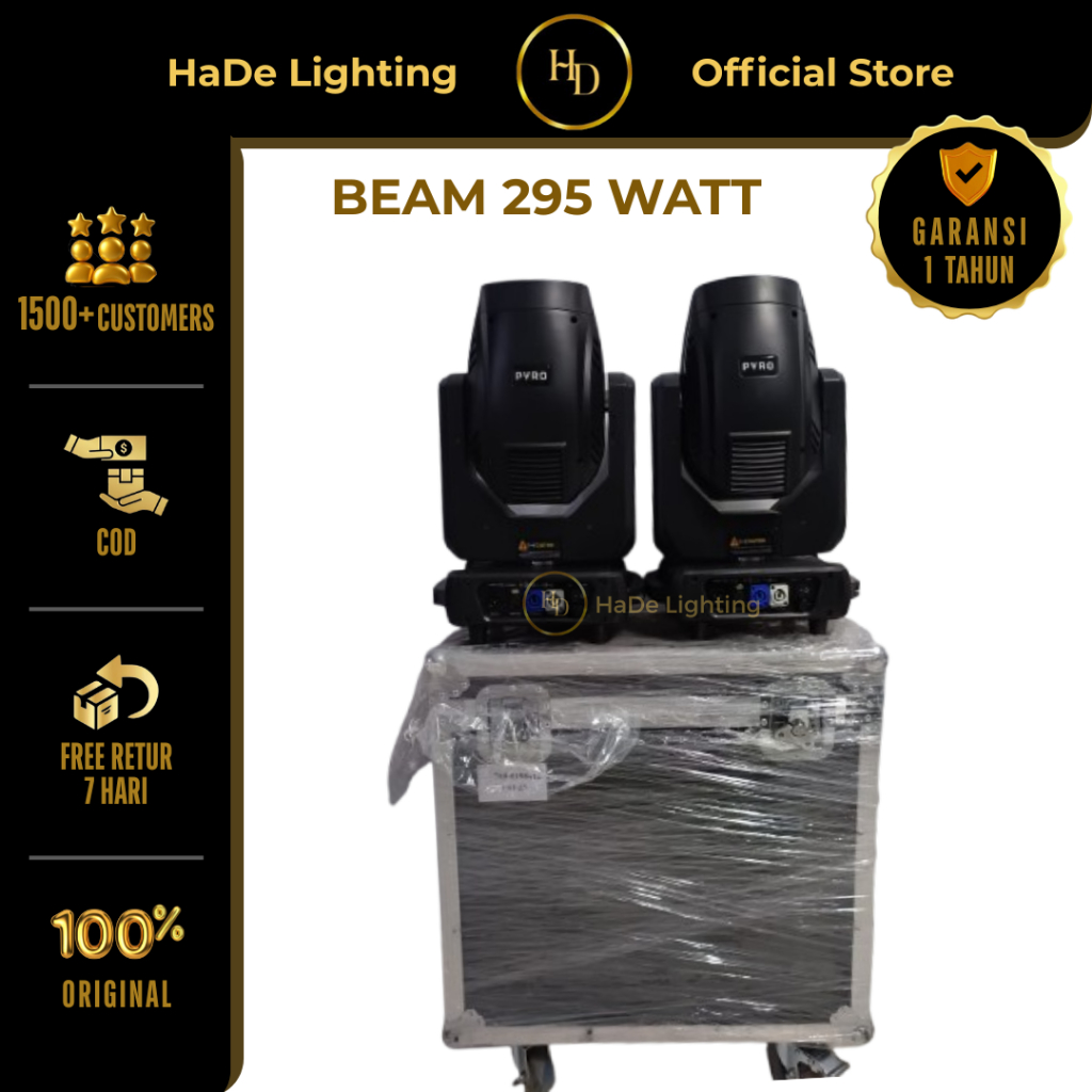 Beam 295 Watt - Lampu Sorot Panggung Beam 295 Watt LED Ring