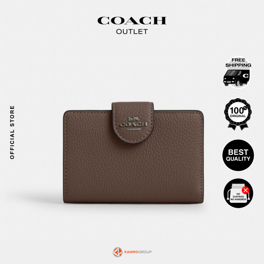 Coach Medium Corner Zip Wallet - Dompet Wanita