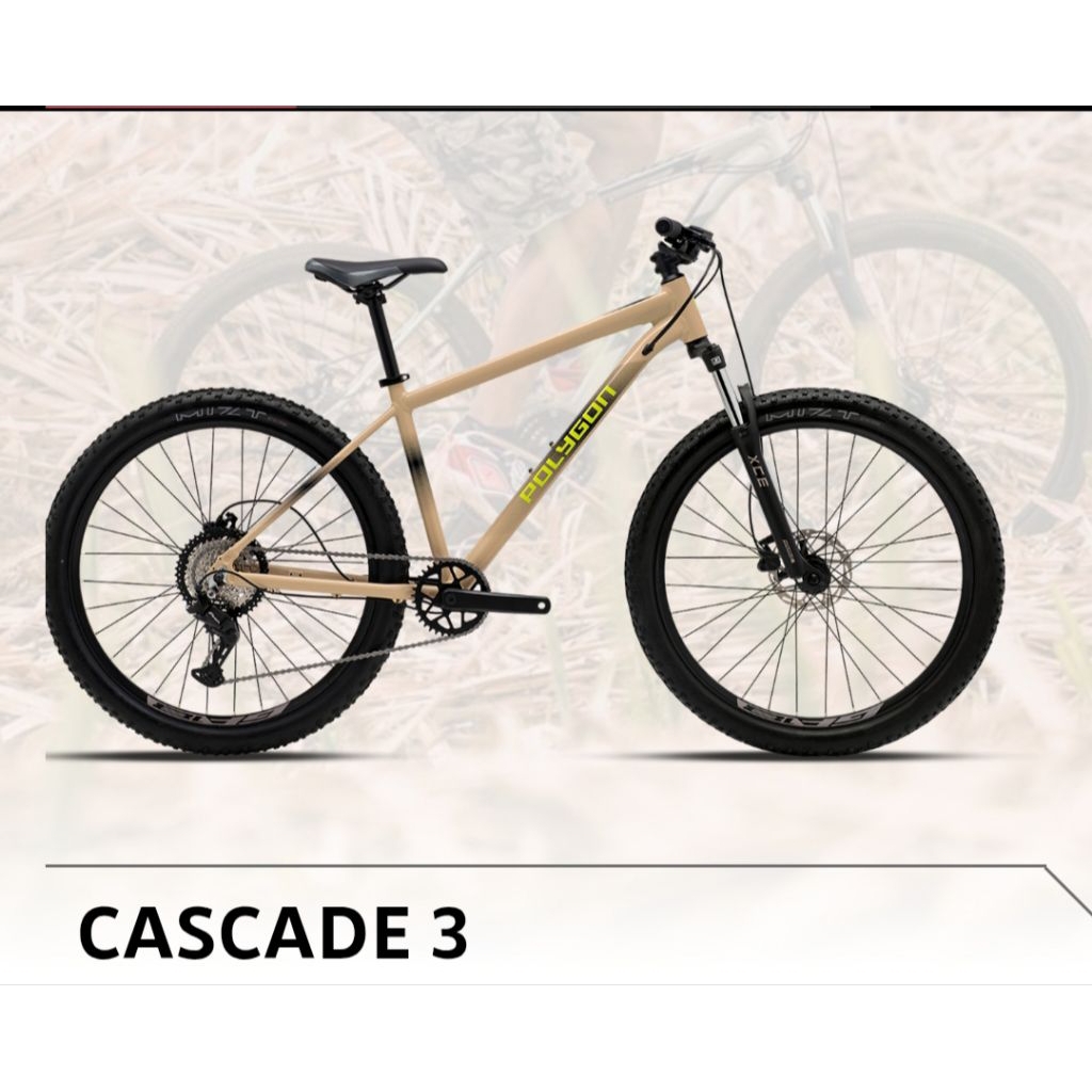 Sepeda Gunung MTB Polygon Cascade 3 New 2026 27,5 inch ( Khusus pengiriman instant) free bell alloy