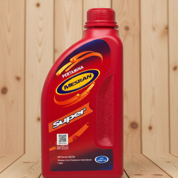 Oli Pelumas Mesran Super 1 Liter Oli Motor Mesran Super 1L