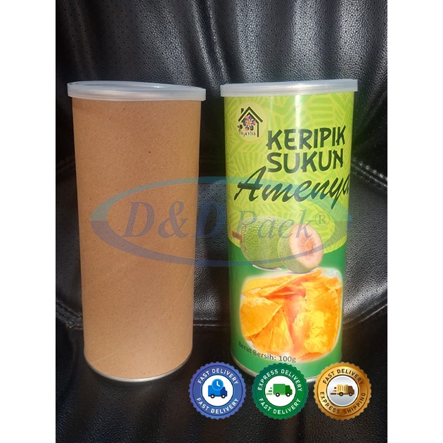 Composite Can Tutup Plastik + Membran Alufoil Uk. 84x200mm (Sameday - Instant)