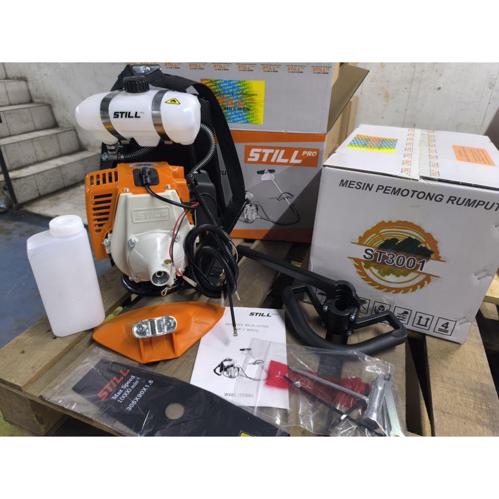 MESIN PEMOTONG RUMPUT STILL PRO ST3001 KOMPLIT