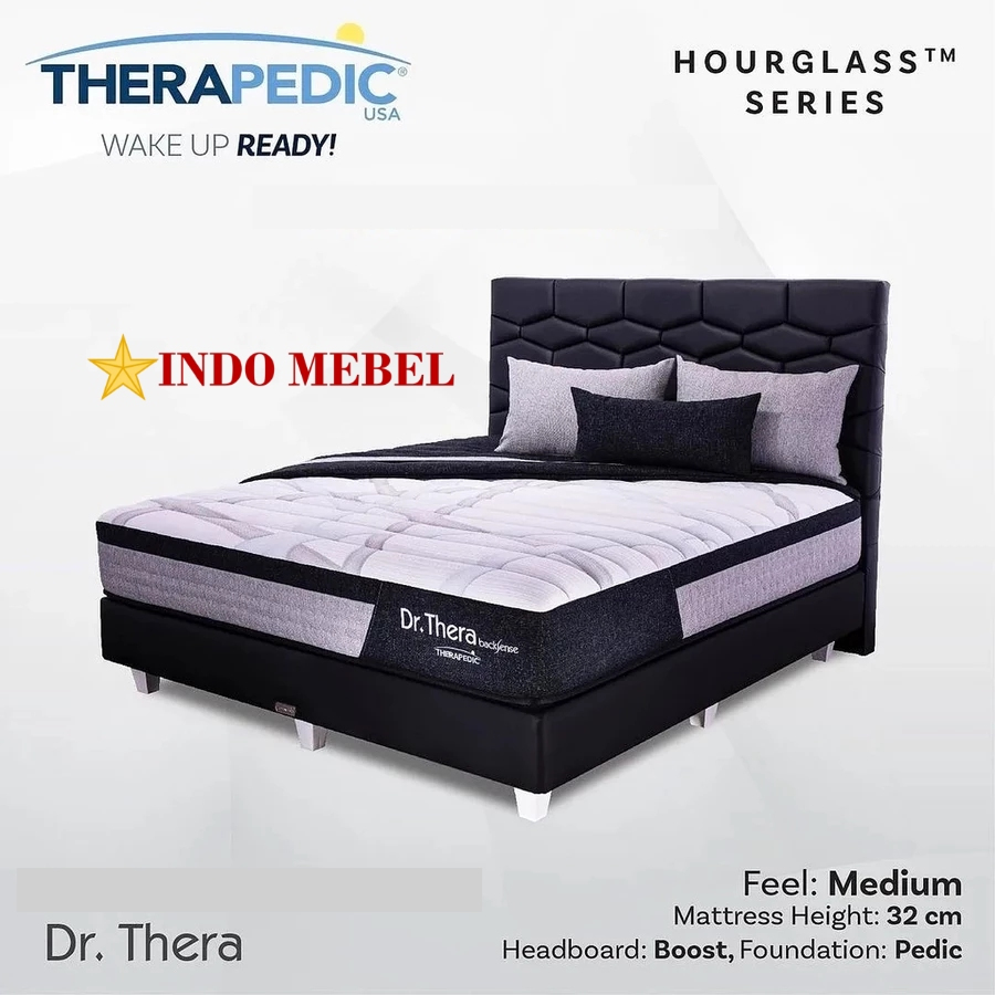 Spring Bed THERAPEDIC dr. Thera Kasur SET Promo Murah Ready Makassar