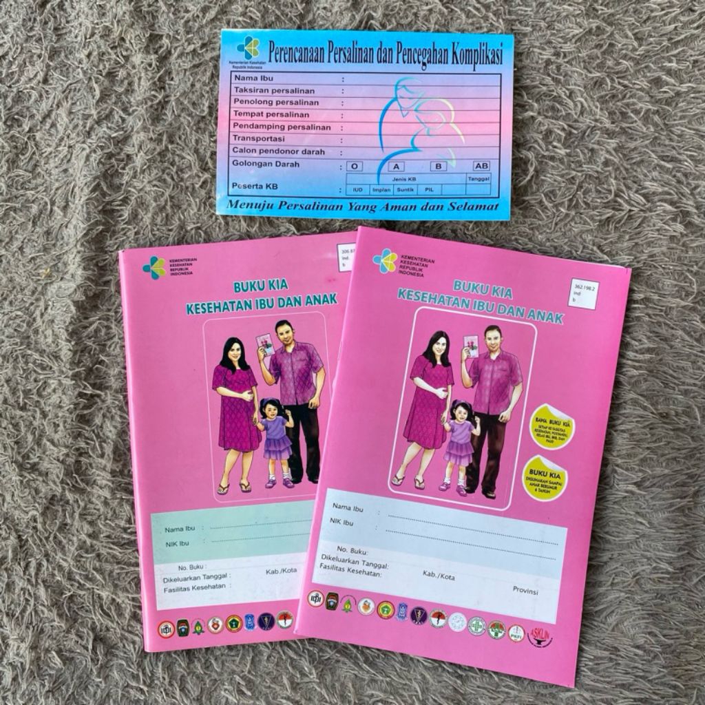 BUKU KIA / BUKU PINK KEMENKES TERBARU 2023 KESEHATAN IBU DAN ANAK POSYANDU IBU HAMIL