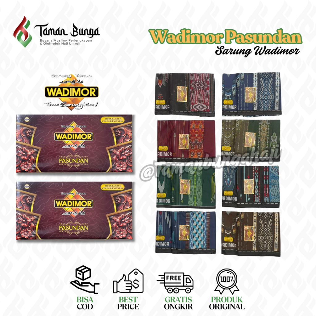 SARUNG WADIMOR PASUNDAN / SARUNG WADIMOR / SARUNG GROSIR & ECER