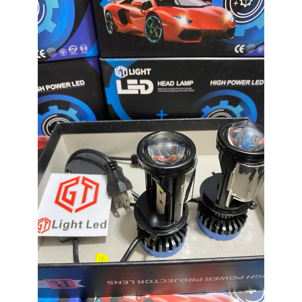 MINI PROJECTOR SOKET H4 BISA 3 WARNA SANGAT TERANG.GARANSI 1 TAHUN