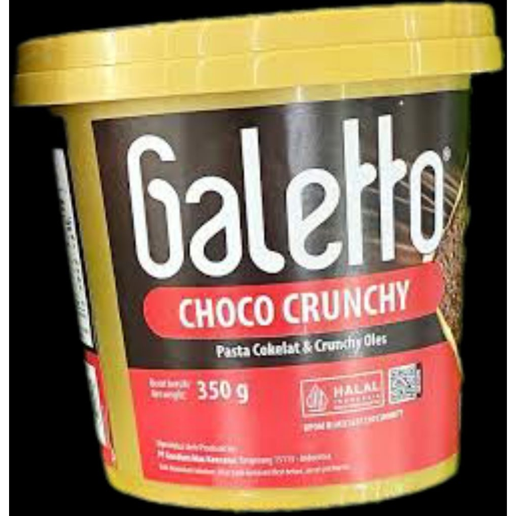 Coklat Galetto Choco Crunchy / Galetta Choco Glaze - 350g