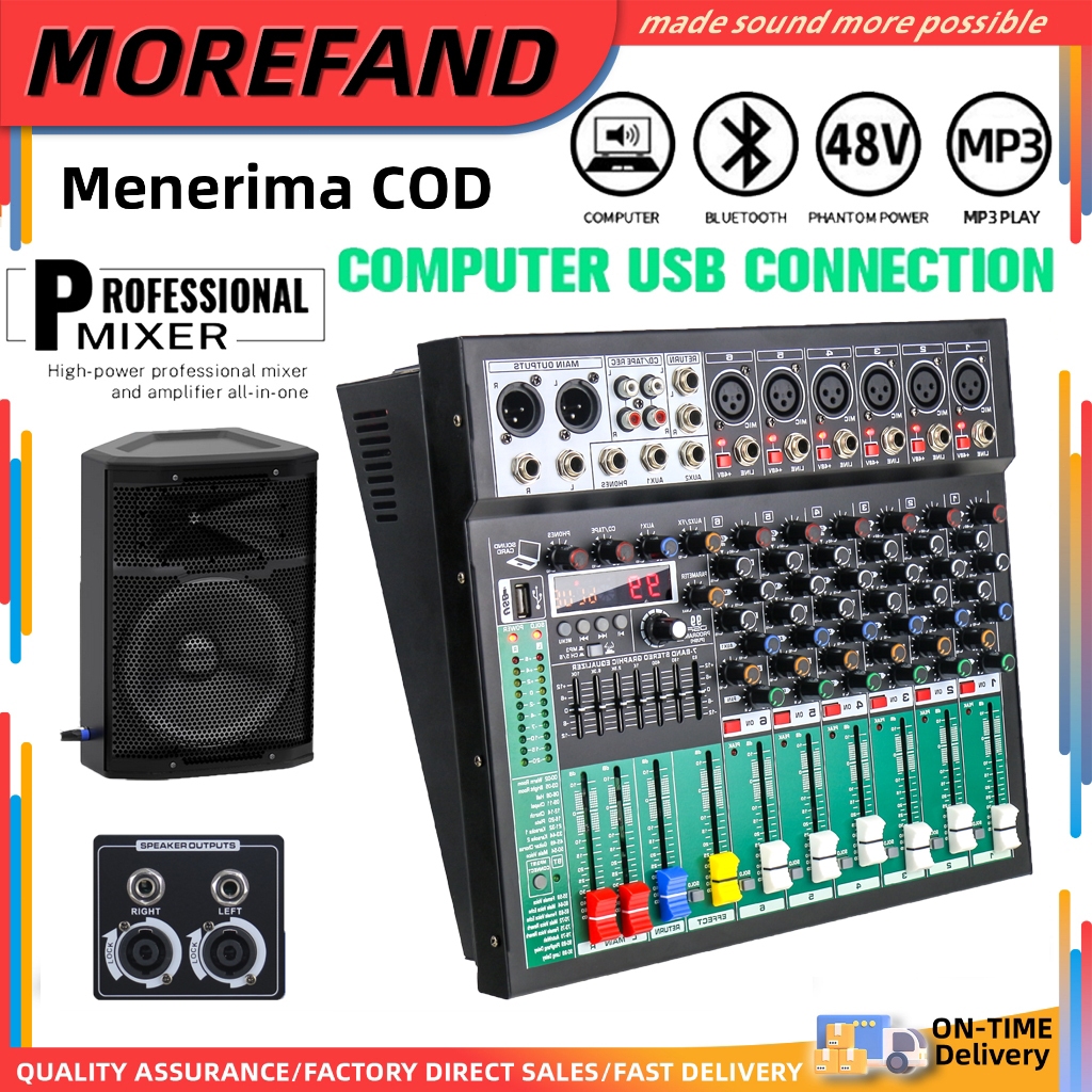 Mixer 4 chanel/mixer audio/99DSP 4 chanel mixer mini /Amplifier Bluetooth Mini profesional/Soundcard