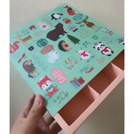 5 Pcs Dus natal fruitpie sekat 9 Winter