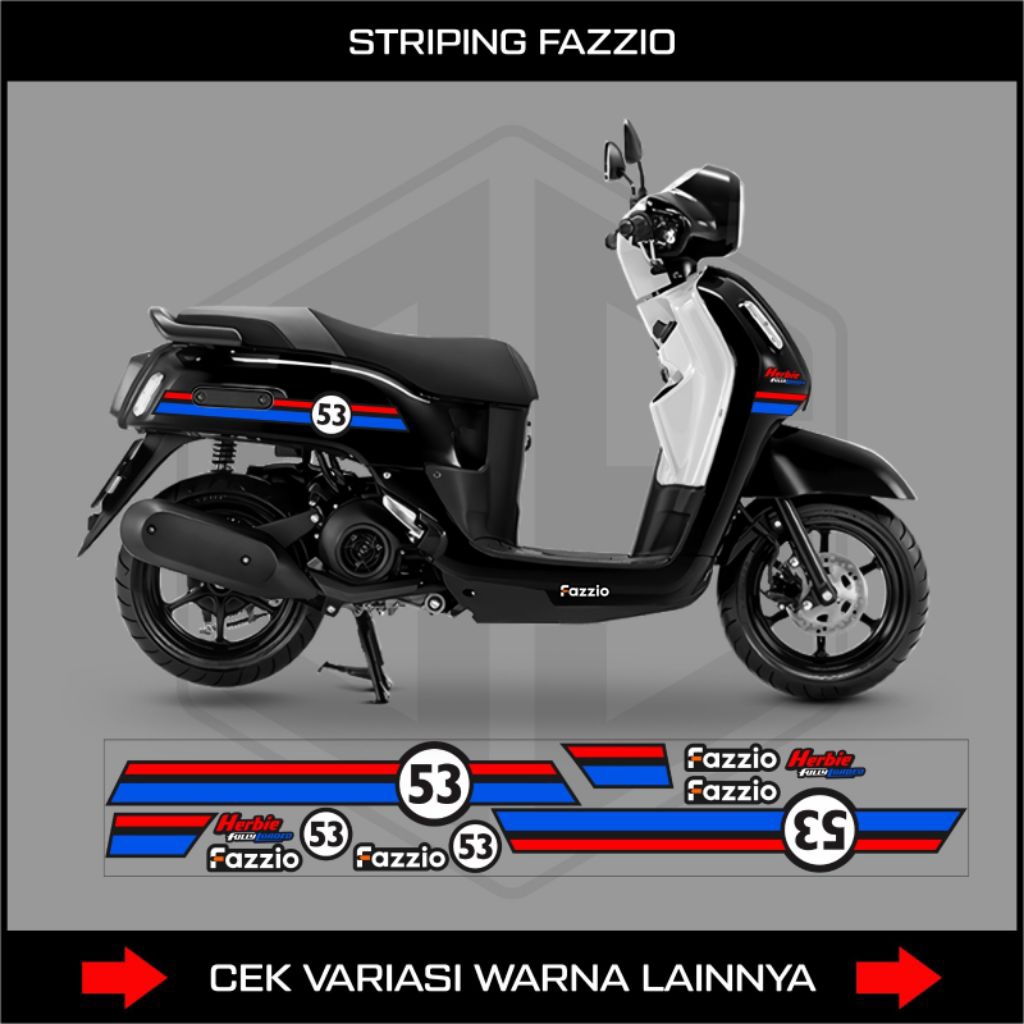 Striping Yamaha Fazzio/ Stiker Yamaha Fazzio/ Lis Body Motor Yamaha Fazzio