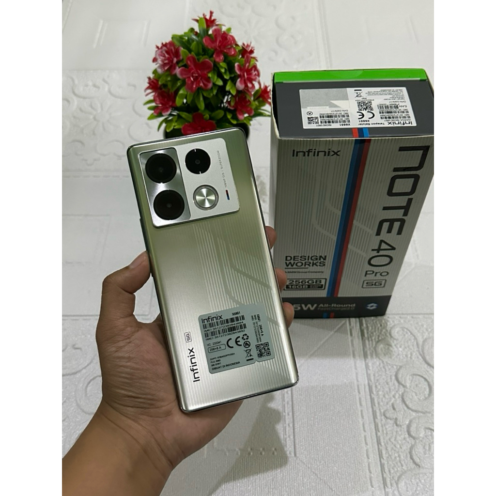 infinix note 40 pro 5g BMW 8/256 SECOND FULLSET