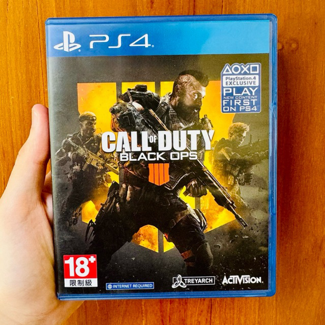 PS4 COD Black Ops 4 Kaset Callofduty Blackops 4 Playstation 4 Call of Duty Blackops4 PS 4 5 CD BD Ga
