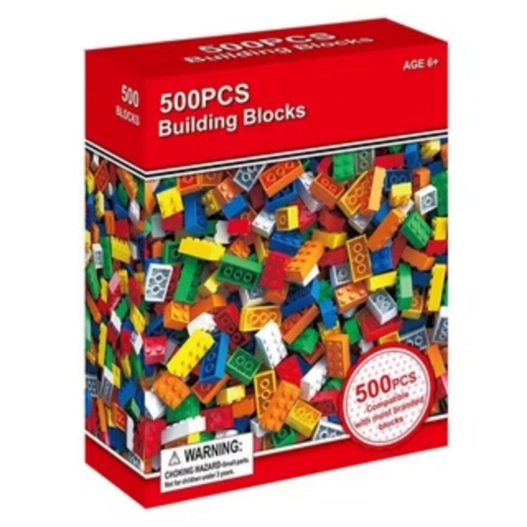 Building Block isi 500 pcs Mainan Edukasi Anak Brick Kecil Mainan Lego