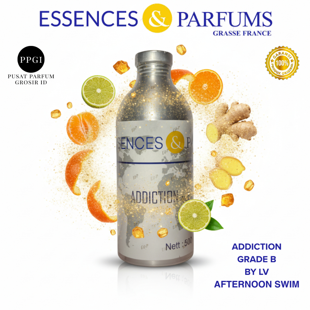 Bibit Parfum ADDICTION INSPIRED AFTERNOON SWIM By Essences  Grade B Repack 50ml / 100ml / Grade B