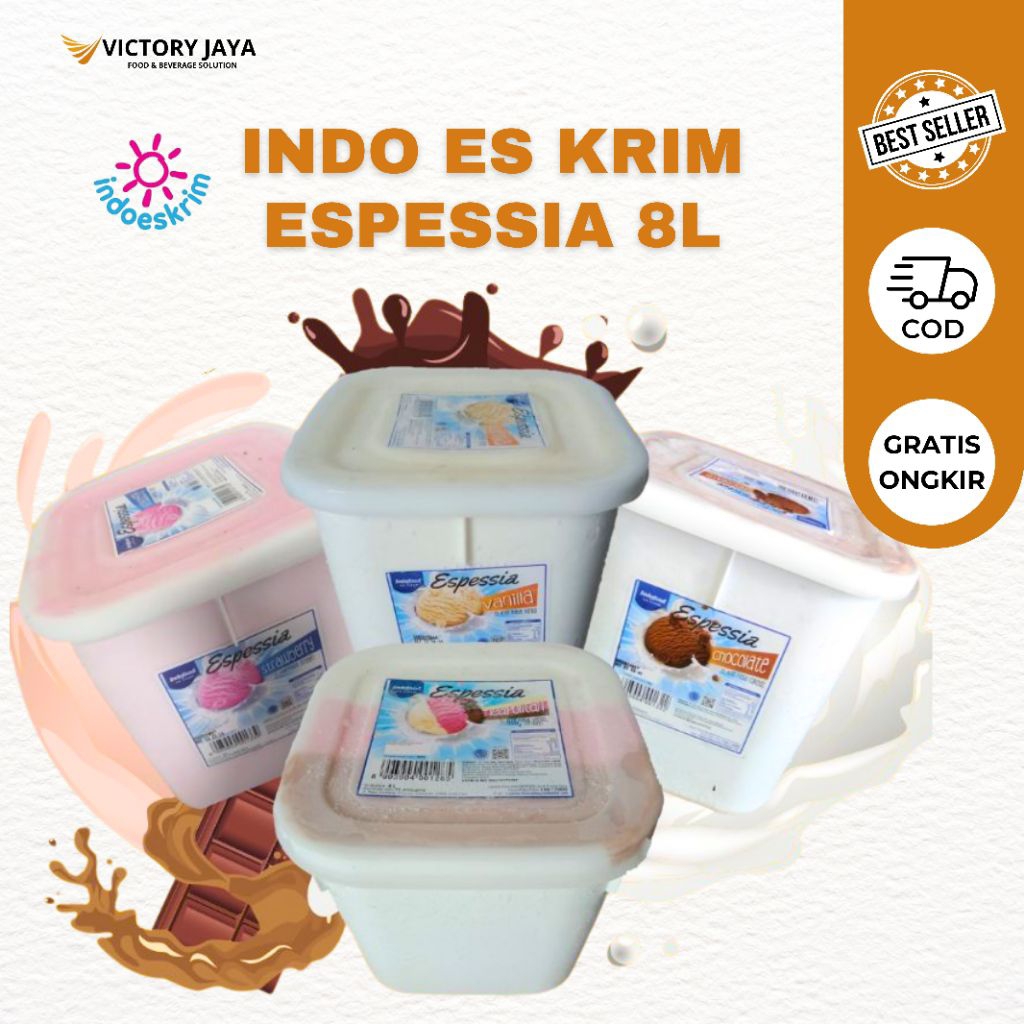 Indo Ice Cream es krim 8 Liter es krim box
