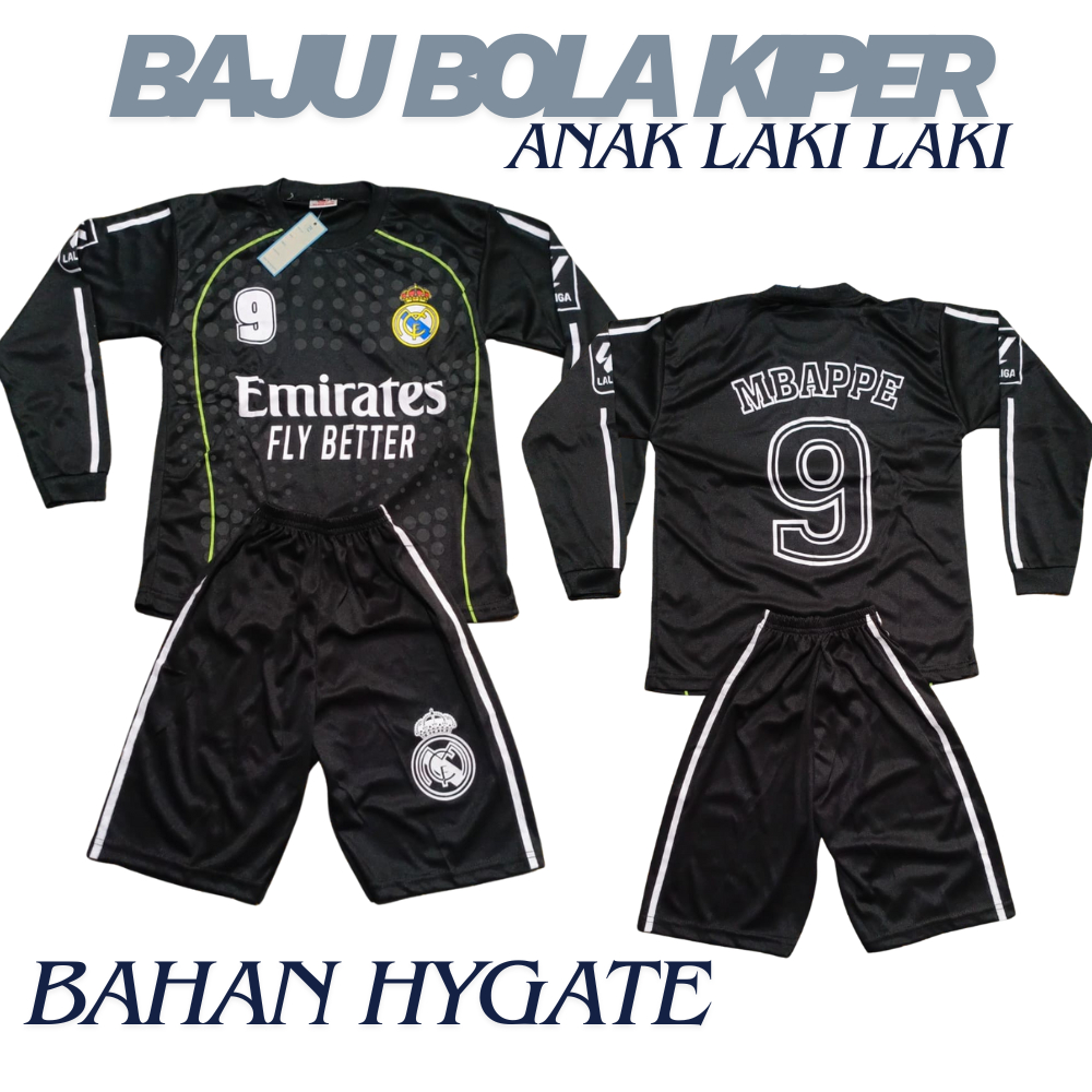 Setelan kiper baju bola kiper realmadrid lengan panjang
