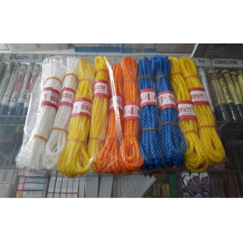 TAMBANG PLASTIK 4MM 4MTR/TALI TAMBANG