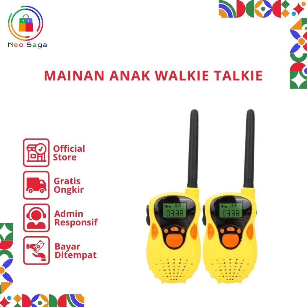 Mainan Anak Walkie Talkie HT Handy Talkie Walky Talky - Handy Talky