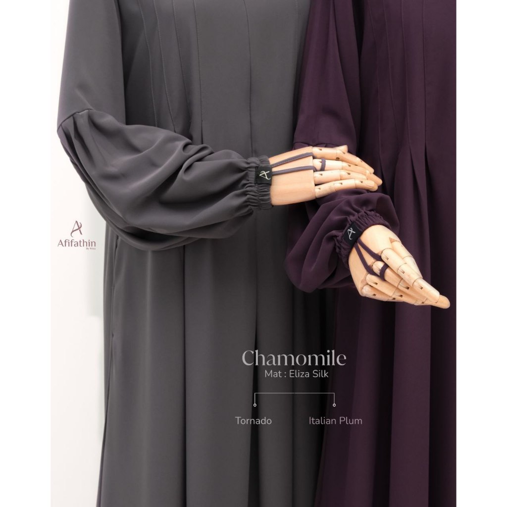 [READY] CHAMOMILE BY AFIFATHIN/ ABAYA SYARI GAMIS TERBARU/ GAMIS SILK/ GAMIS CANTIK/ GAMIS PREMIUM/ 