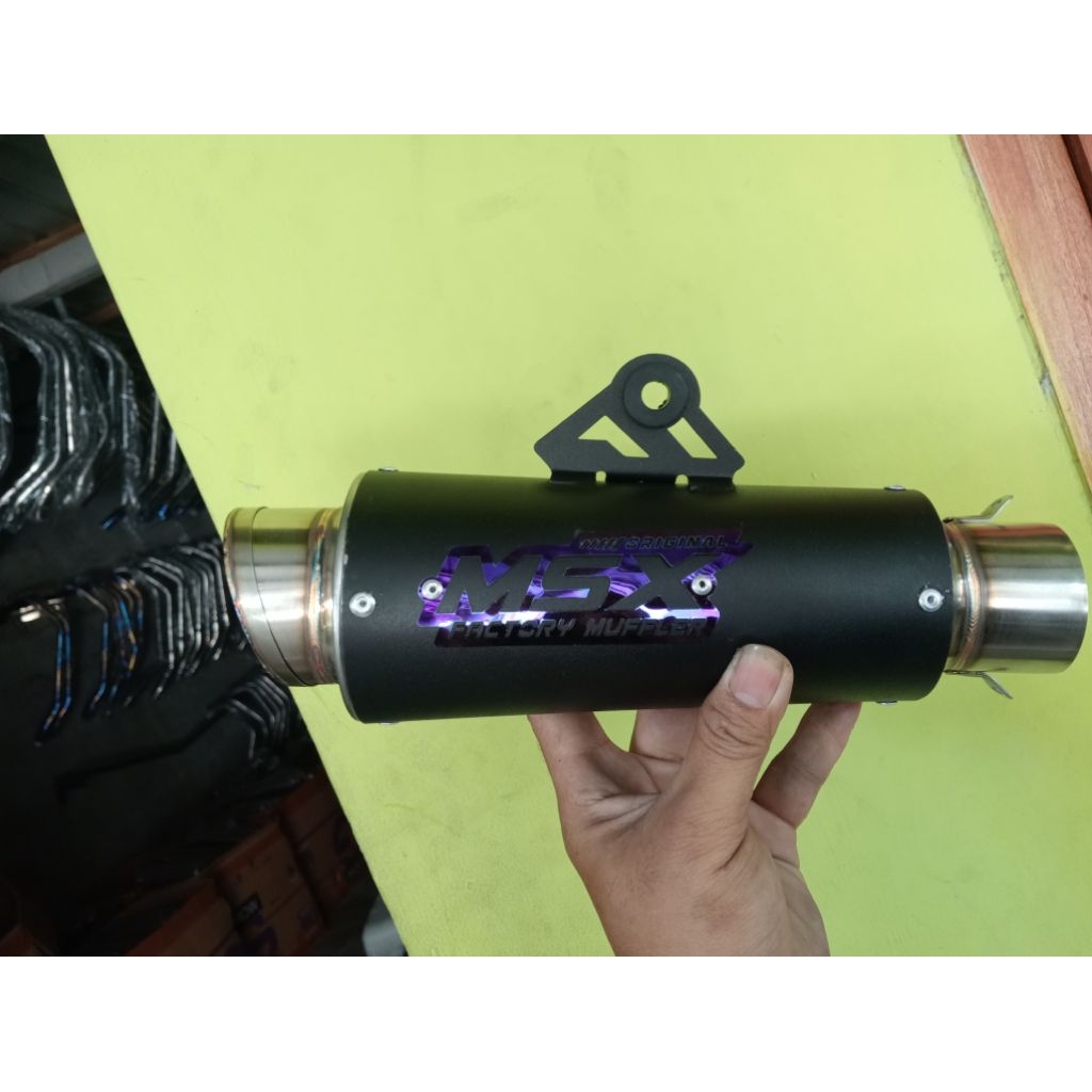 slincer knalpot original msx black coting proliner rcb