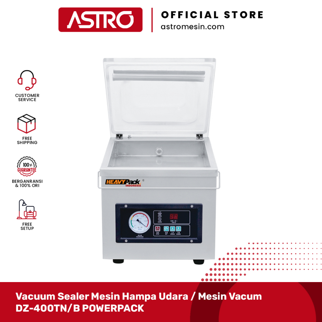 Vacuum Sealer Mesin Sedot Hampa Udara DZ260-A3 HEAVYPACK