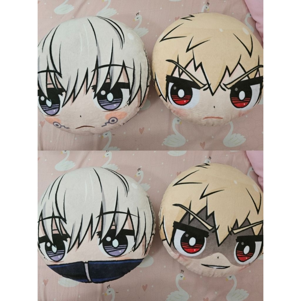 [NEW SALE] Boneka Bantal Bulat Anime My Hero Academia Boku No Hero Katsuki Bakugou Moe Pillow - Juju
