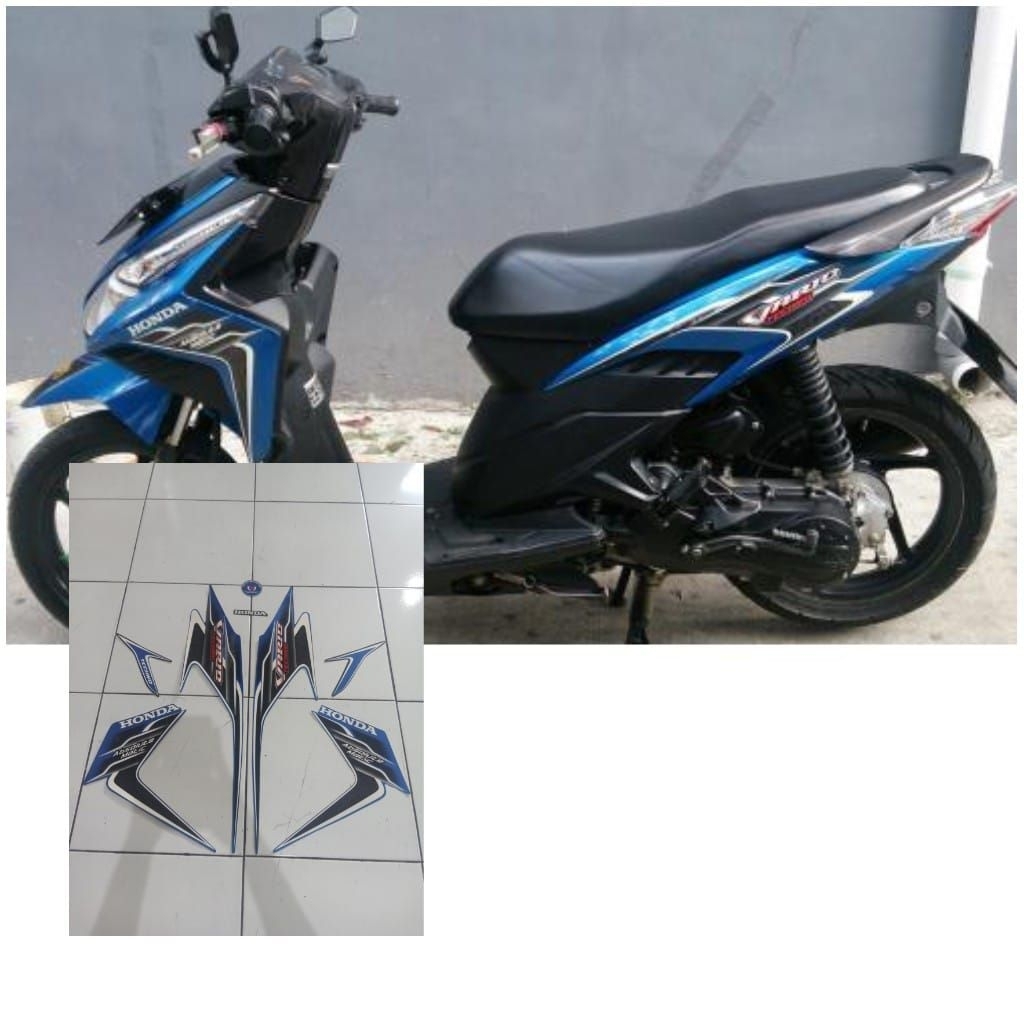 Vario techno tahun 2010 warna biru