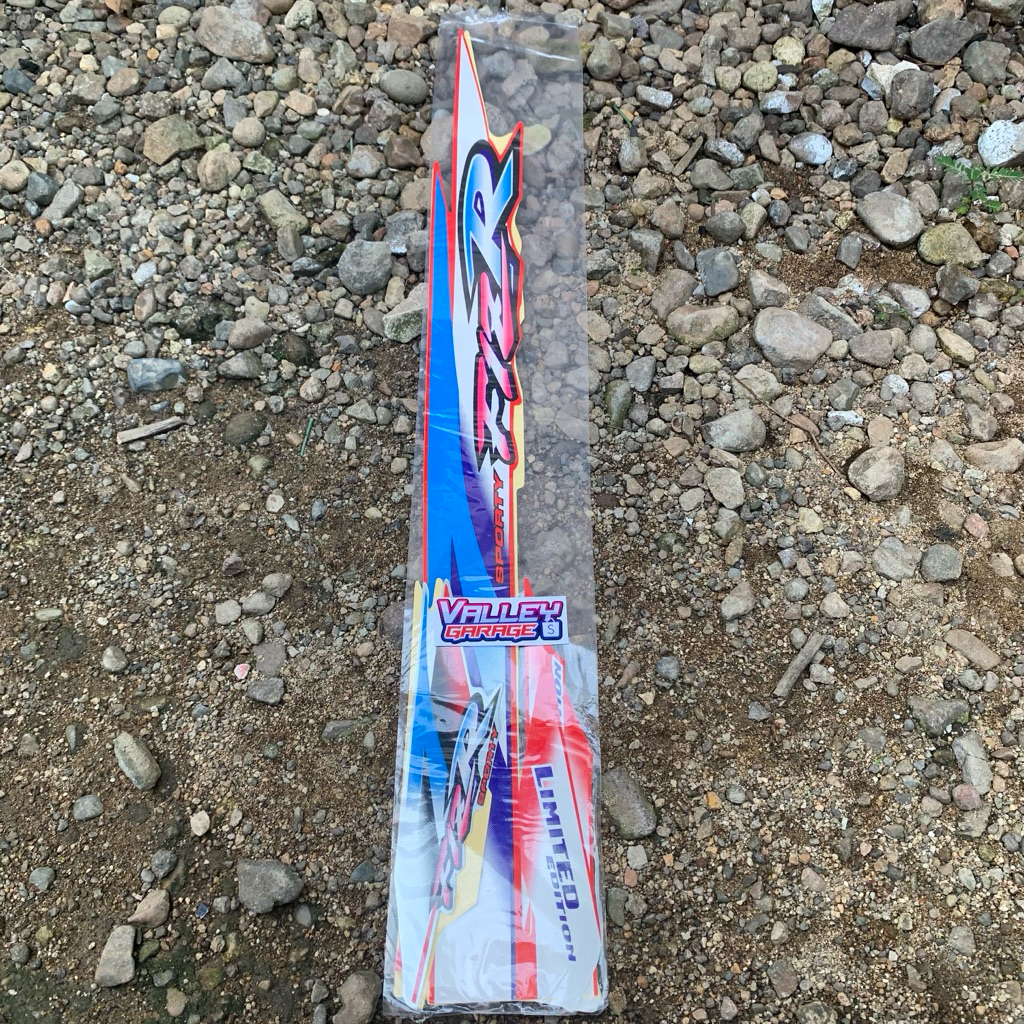 Striping Sticker Yamaha F1zr f1zr Sporty Limited edition 1999 merah silver