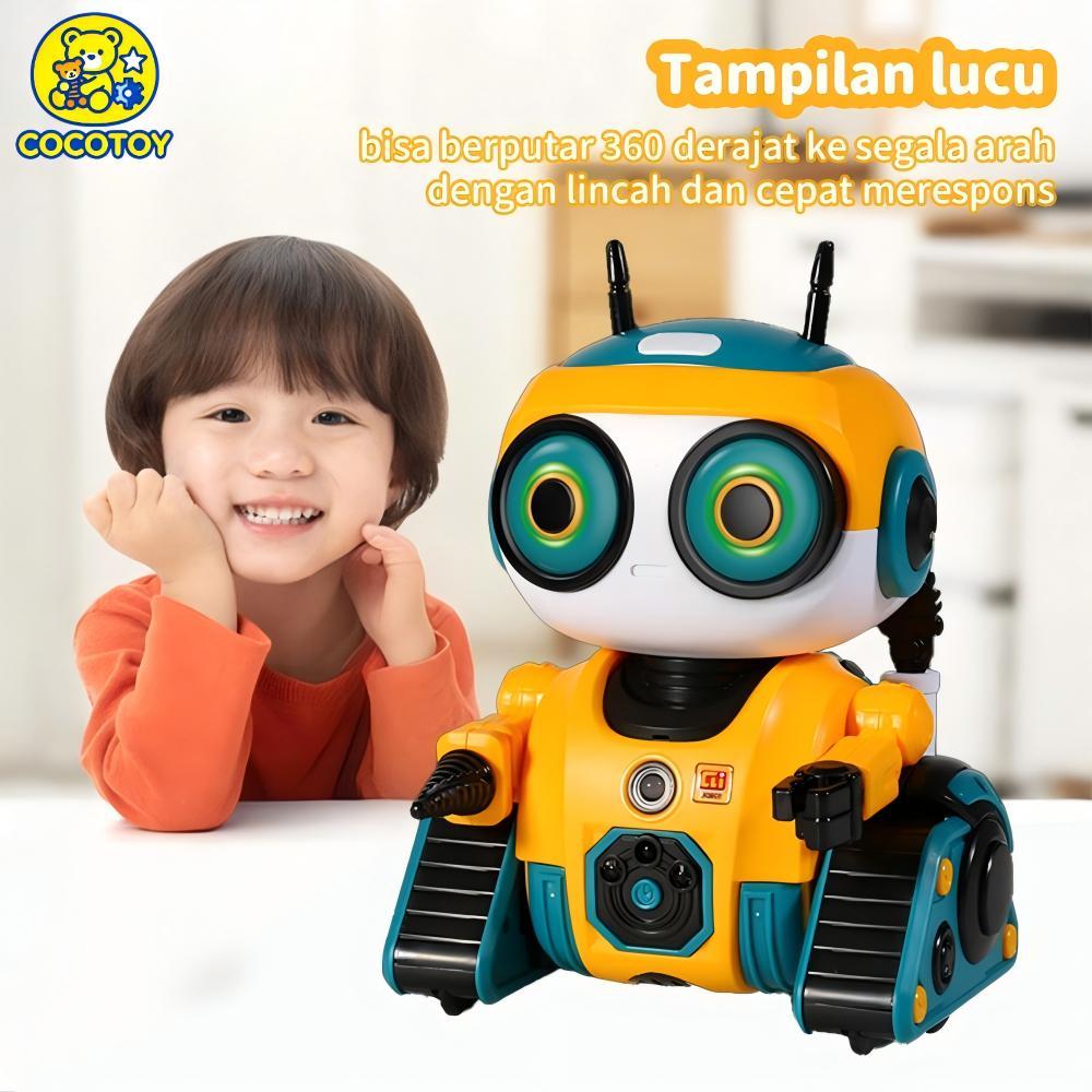 COCOTOY Smart Robot/Mainan Robot Pintar Interaktif Elektrik Sensor Sentuh/Mainan+Robot/Mendukung Nya