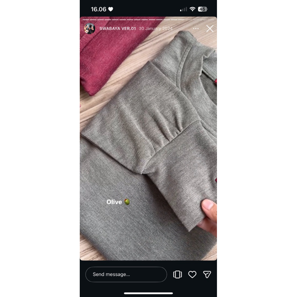 PRELOVED SWABAYA SIDRA VOL 1 OLIVE