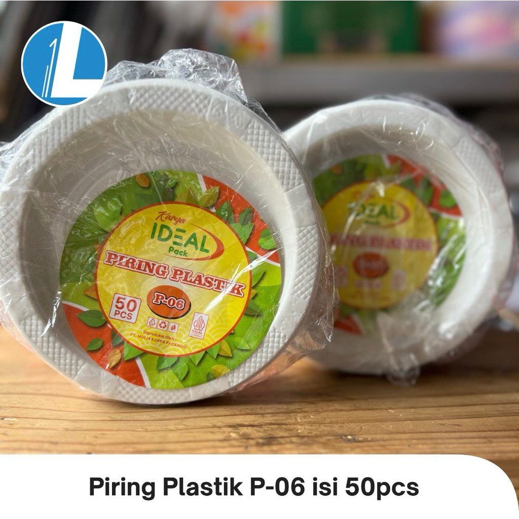 PIRING PLASTIK OP-06 PUTIH SUSU