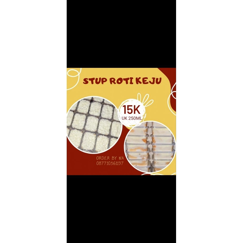 Cemilan stup roti keju