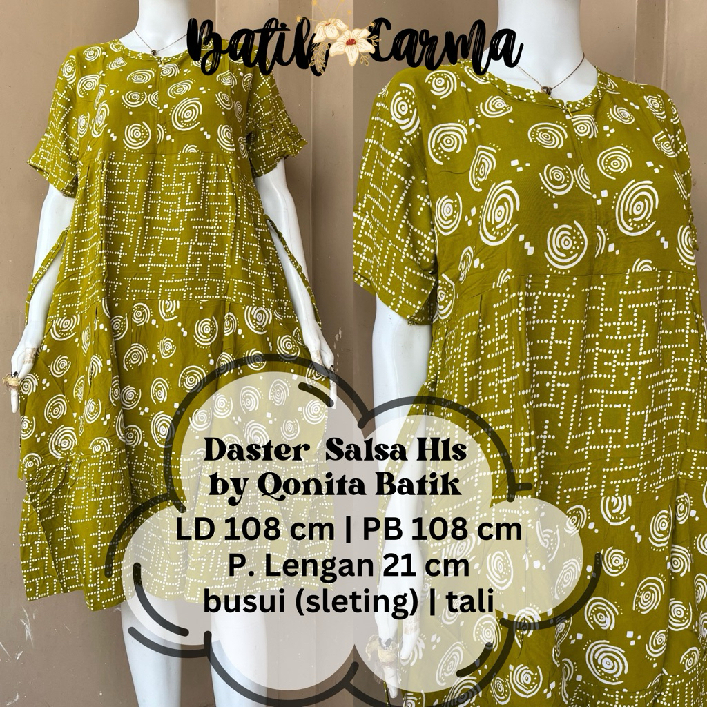 Daster Busui Salsa Hls by Qonita Batik Pekalongan