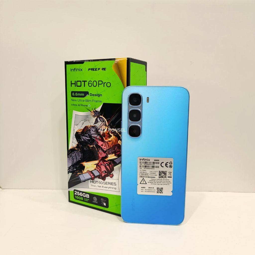 INFINIX HOT 60 PRO 8/256 SECOND FULLSET ORI