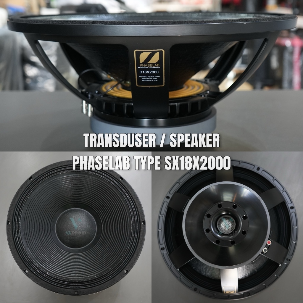 transduser/ speaker Phaselab Type SX18X2000