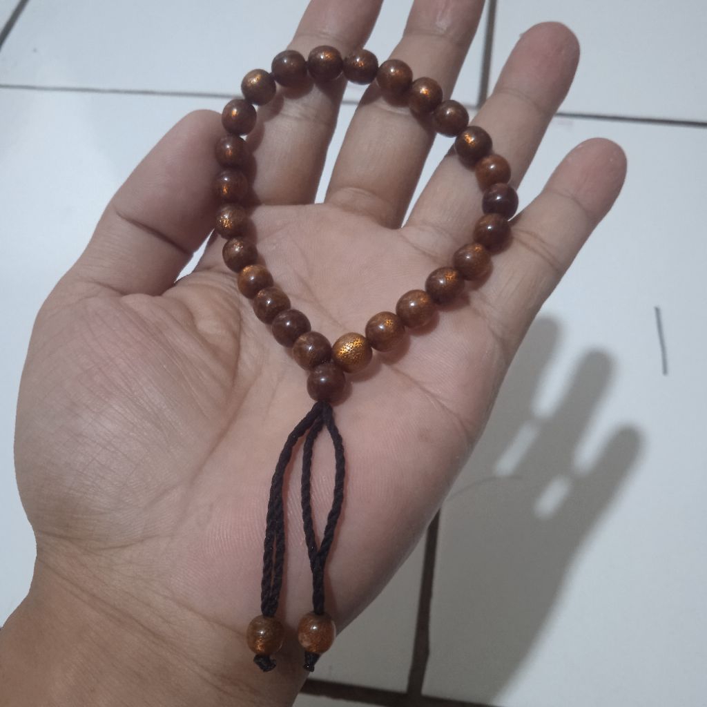 Gelang akar tali arus serat emas natural