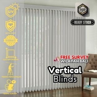Tirai Vertical Blind Jendela Gorden pintu dan jendela minimalis Vertical Blind termurah Tirai Kantor